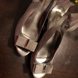Anne Klein. Sliver heels. 9 1/2.